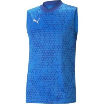 Puma TEAMCUP TRAINING JERSEY SL Férfi futball ujjatlan felső, kék, méret kép