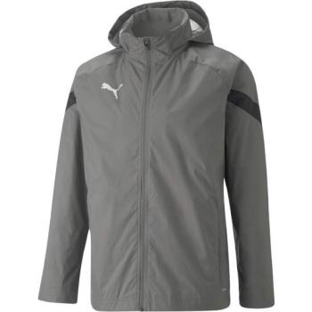 Puma TEAMFINAL ALL WEATHER JACKET Férfi kabát focihoz, sötétszürke, méret kép