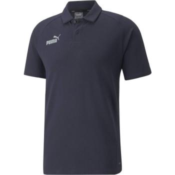 Puma TEAMFINAL CASUALS POLO Férfi póló, sötétkék, méret kép