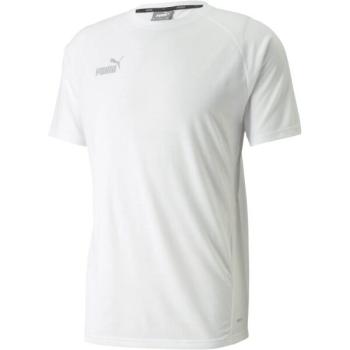 Puma TEAMFINAL CASUALS TEE Futballpóló, fehér, méret kép