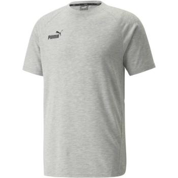 Puma TEAMFINAL CASUALS TEE Futballpóló, szürke, méret kép