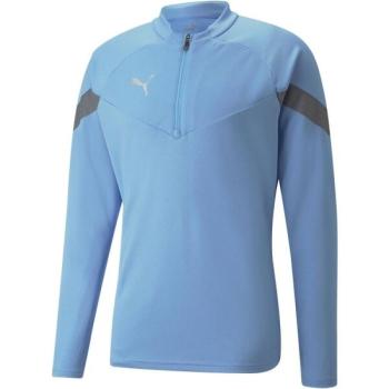 Puma TEAMFINAL TRAINING 1/4 ZIP TOP Férfi sportfelső, világoskék, méret kép