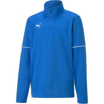 Puma TEAMGOAL 1 4 ZIP TOP CORE JR Fiú pulóver, kék, méret kép