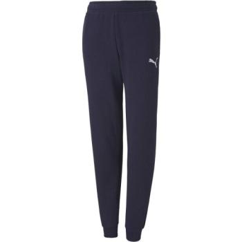 Puma TEAMGOAL 23 CASUALS PANTS JR Fiú melegítőnadrág focira, sötétkék, méret kép