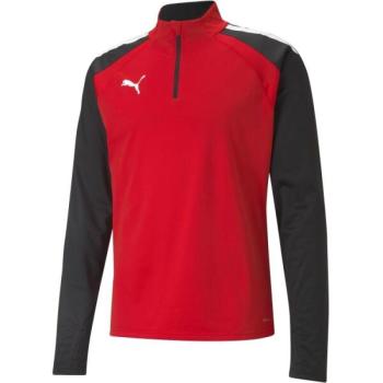 Puma TEAMLIGA 1/4 ZIP TOP Férfi pulóver, piros, méret kép