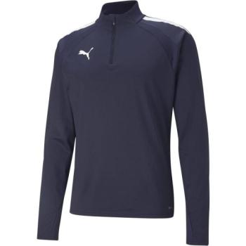 Puma TEAMLIGA 1/4 ZIP TOP Férfi pulóver, sötétkék, méret kép