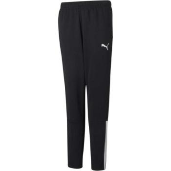 Puma TEAMLIGA TRAINING PANTS JR Fiú melegítőnadrág, fekete, méret kép