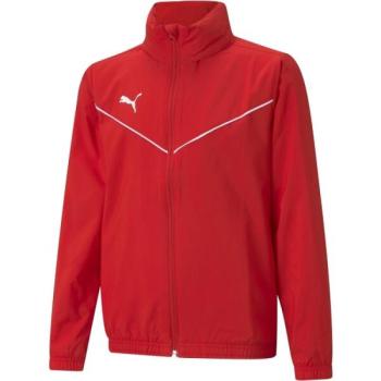 Puma TEAMRISE ALL WEATHER JKT JR Fiú kabát, piros, méret kép