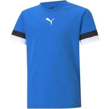 Puma TEAMRISE JERSEY JR Gyerek póló focihoz, kék, méret kép