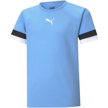 Puma TEAMRISE JERSEY JR Gyerek póló focihoz, világoskék, méret kép