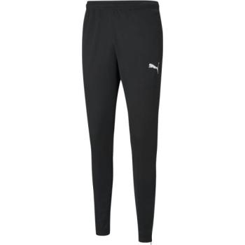 Puma TEAMRISE POLY TRAINING PANTS Férfi futball melegítőnadrág, fekete, méret kép