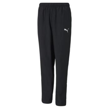 Puma TEAMRISE SIDELINE PANTS JR Fiú melegítőnadrág focira, fekete, méret kép