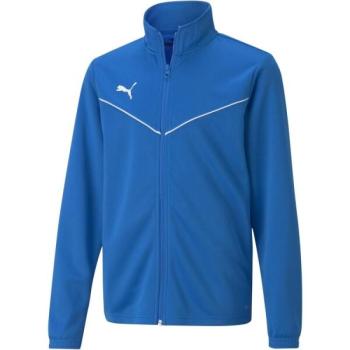 Puma TEAMRISE TRAINING POLY JACKET JR Fiú cipzáras felső, kék, méret kép