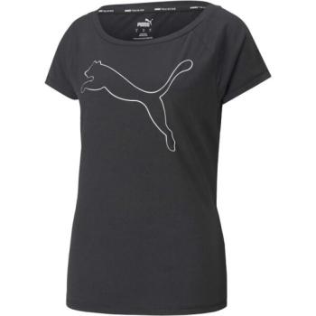 Puma TRAIN FAVORITE JERSEY CAT TEE Női póló, fekete, méret kép