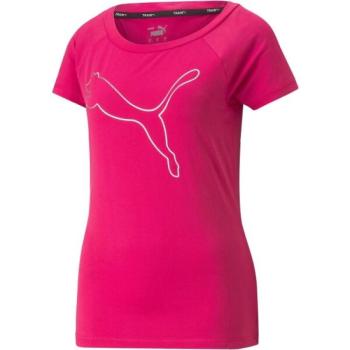 Puma TRAIN FAVORITE JERSEY CAT TEE Női póló, rózsaszín, méret kép