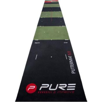 PURE 2 IMPROVE GOLFPUTTING MAT 65 x 500 cm Putting gyakorlószőnyeg, fekete, méret kép