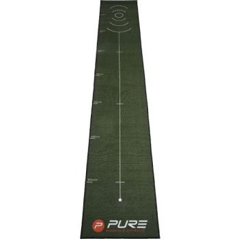 PURE 2 IMPROVE PUTTING MAT 400 x 66 cm Golf gyakorlószőnyeg, sötétzöld, méret kép