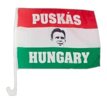 Puskás zászló autós kép