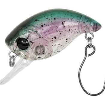 PZ Tiny Fish wobbler, 3 cm, 2,4 g, zöld, lila, fehér, úszó kép