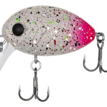 PZ UL Bug wobbler, 3,2 cm, 3,5 g, fehér, rózsaszín, úszó kép