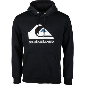 Quiksilver BIG LOGO HOOD Férfi pulóver, fekete, méret kép