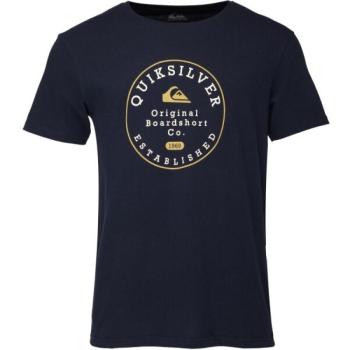 Quiksilver CIRCLE TRIM Férfi póló, sötétkék, méret kép