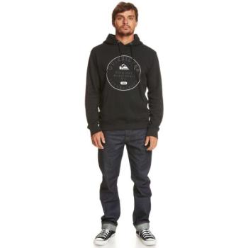 Quiksilver CIRCLE TRIM HOOD Férfi pulóver, fekete, méret kép