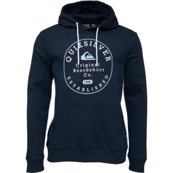 Quiksilver CIRCLE TRIM HOOD Férfi pulóver, sötétkék, méret kép