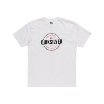 Quiksilver CIRCLE UP Férfi póló, fehér, méret kép