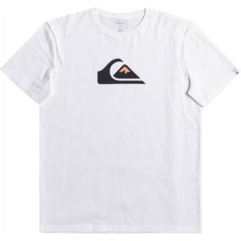 Quiksilver COMP LOGO SS Férfi póló, fehér, méret kép