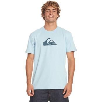 Quiksilver COMP LOGO SS Férfi póló, világoskék, méret kép