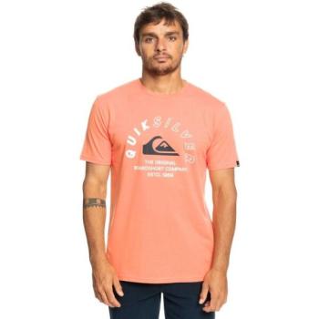 Quiksilver MIXED SIGNALS SS Férfi póló, lazac, méret kép