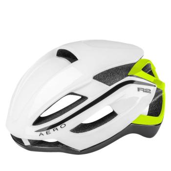 R2-AERO - white, neon yellow / shiny Fehér 58/61 cm 2019 kép