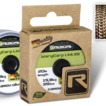 Radical ? 0,65mm warycarp link 35 h: 20m 15,8kg / 35lbs camou-olive kép