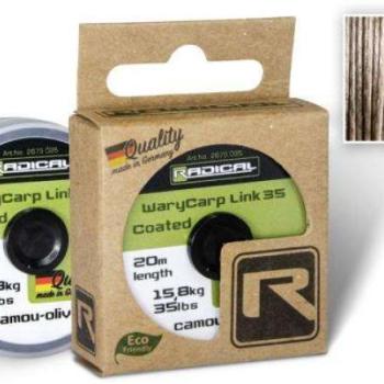 Radical ? 0,80mm warycarp link coated 35 h: 20m 15,8kg / 35lbs ca... kép