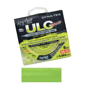 Rapture Dyna-Tex Ulg lime 100 m 0,043 mm fonott zsinór kép