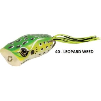 Rapture Popper Frog 60mm 1/2Oz(15g) Leop. Weed, gumibéka kép