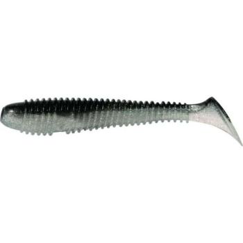 Rapture Ribbed Swing Shad 4cm black silver 14db plasztik csali kép