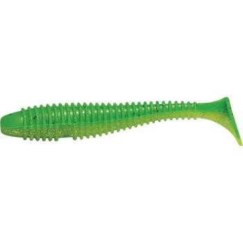 Rapture Ribbed Swing Shad 7cmgeen lime 12db plasztik csali kép