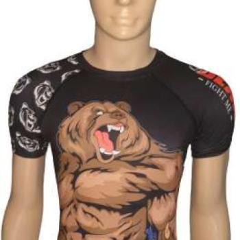 Rashguard medvés-Rövid ujjú-XL kép