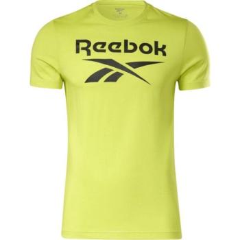 Reebok RI BIG LOGO TEE Férfi póló, világoszöld, méret kép