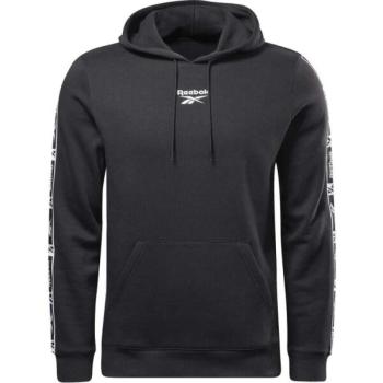 Reebok RI TAPE OTH HOODIE Férfi pulóver, fekete, méret kép