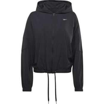 Reebok RUN WOVEN JACKET Női kabát, fekete, méret kép