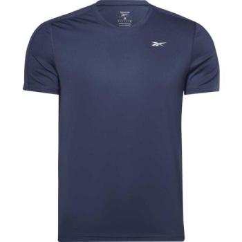 Reebok SS TECH TEE Férfi sportos póló, sötétkék, méret kép