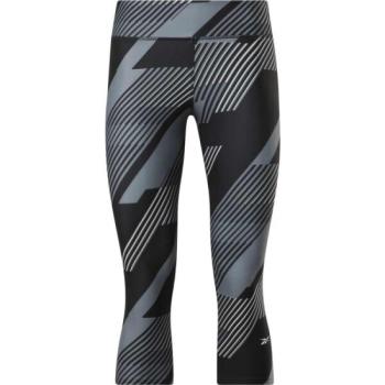 Reebok WOR TRAIN AOP CAPRI Női legging, fekete, méret kép