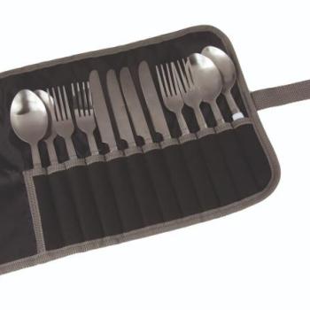 Regatta 4Prsn Cutlery Set Black/Sealgr kép