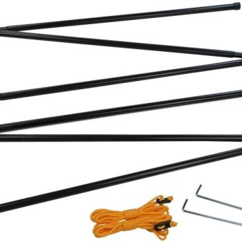 Regatta Canopy Pole Set Black kép