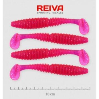 Reiva Zander Power Shad 10cm 4db/cs /Pink-Flitter/ (9901-105) kép