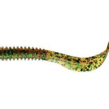 Rib worm 10.5cm 5g green pumpkin 8pcs kép