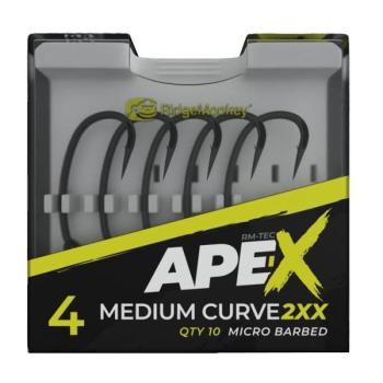 RidgeMonkey Ape-X Medium Curve 2XX Barbed 10ks kép